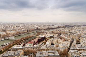 Aerial view of Paris