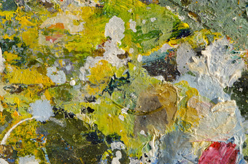 painters palette fragment background
