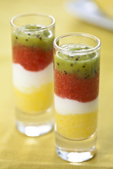mashed fruit cups without mixing