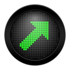 button led pfeil nach oben grün I