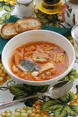 Chowder Zuppa di pesce 杂烩 Sopa de pescado