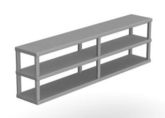 3d render of kitchen furniture