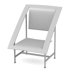 3d render of modern chair