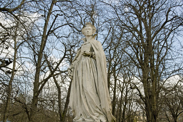 statue de la reine Marie de Médicis (L D Caillouette 19 ème)