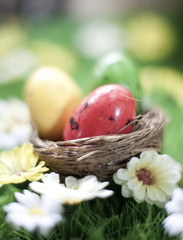 nid de confiserie de pâques