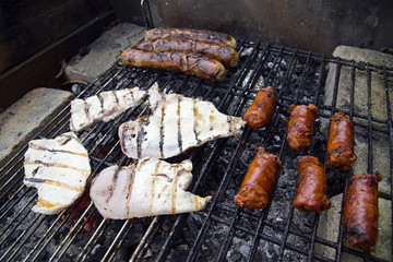 Barbecue food