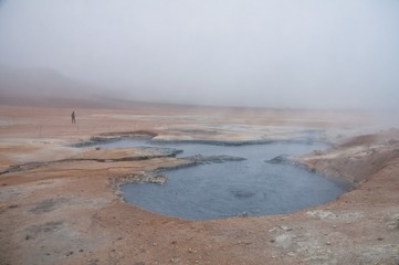 mud and steam volcano field, Iceland