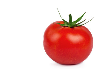 Tomato isolated on white background