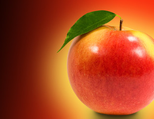 red apple