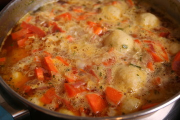 Suppe im Topf