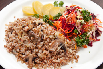 buckwheat with vegetables