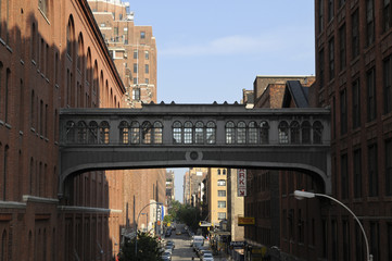 View from High Line Park, Manhattan, New York, USA