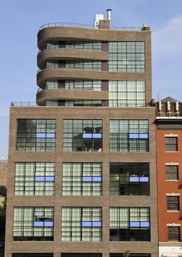 View from High Line Park, Manhattan, New York, USA
