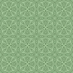 Seamless ornamental flower pattern