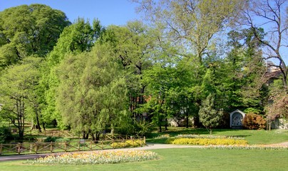 Naklejka premium jardin à milan