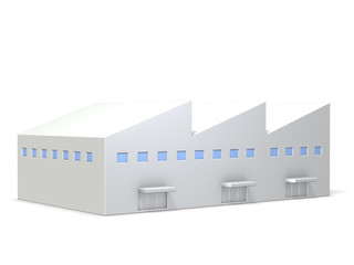 A miniature model of the factory
