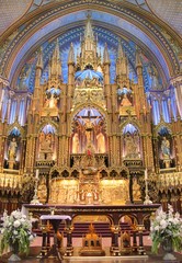 Fototapeta na wymiar cathedrale de montreal