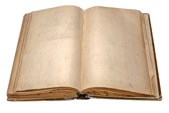 old open book