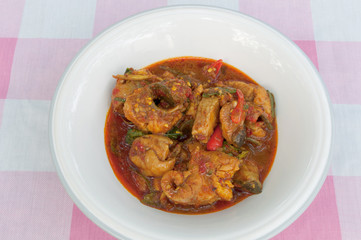 Fried catfish spicy