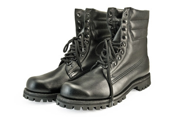Army pair high boots