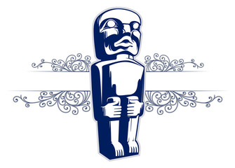 monster stone statue mask