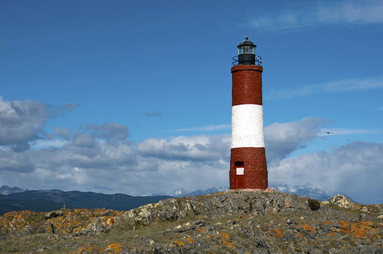 lighthouse - in the Beagle Channel Patagonia Argentina