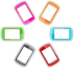 スマートフォン　イラスト