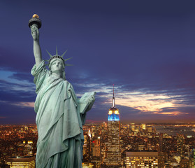 Fototapeta premium New York by night