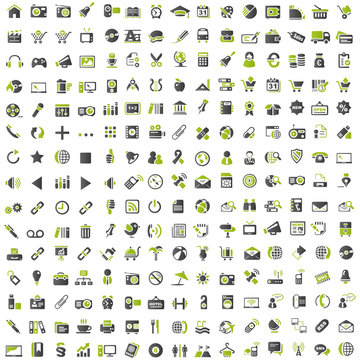 225 grey green Icons