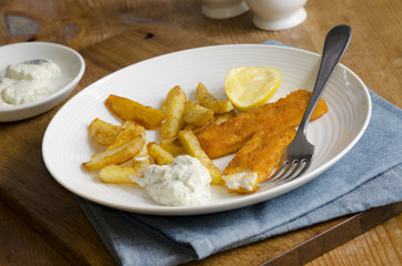 Fish fingers with french fries