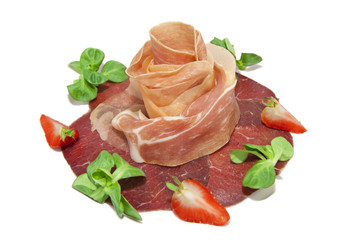 delicious ham like rose form