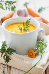 Spicy carrot soup