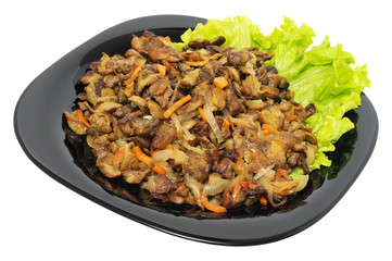 Fried mushrooms