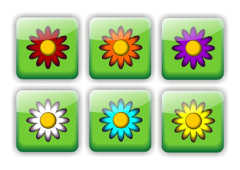 Blumen Icon,app, Button