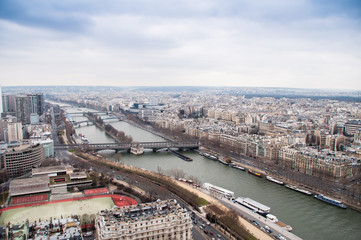 View of Paris from the Eiffel Tower