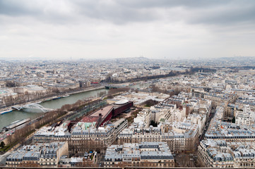 Fototapeta premium View of Paris from the Eiffel Tower