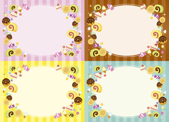 お菓子のフレーム