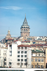 Fototapeta na wymiar Galata tower, Turkey.