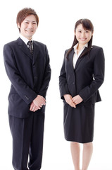 a portrait of business team