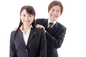 a portrait of business team