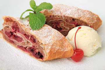 cherry strudel