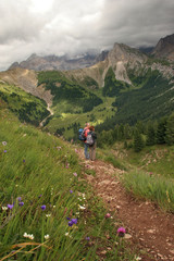 Fototapeta premium Trentino, dolina San Nicolò