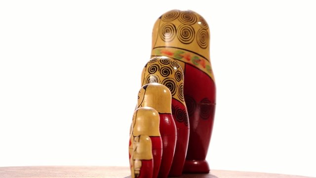 a vintage matryoshka