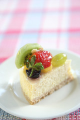Fruit cheese cake
