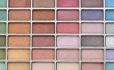 beautiful eyes shadow close up