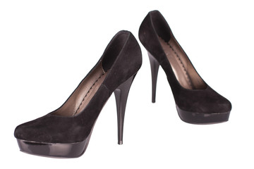 high-heeled shoes