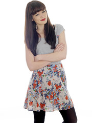 Impatient Young Woman. Model Released