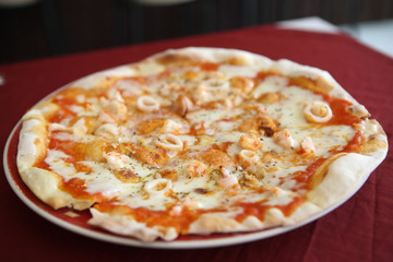 pizza seafood