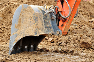 Excavator bucket.