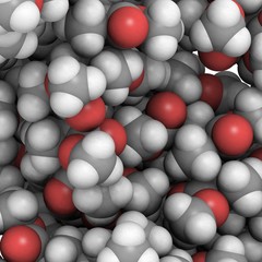 Molecule of poly(methyl methacrylate)